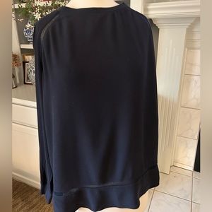 LOFT top with lace details